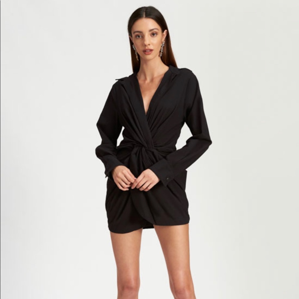 Lioness " Hey You" Black Shirt Dress M ($79)